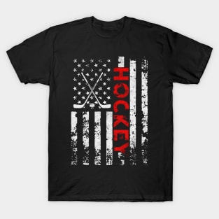 Hockey america flag T-Shirt